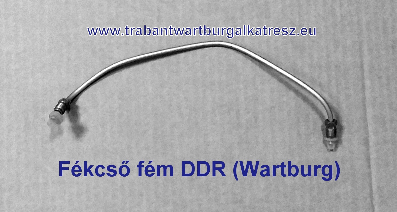 Fékcső fém 350mm M10x1 DDR (Wartburg)